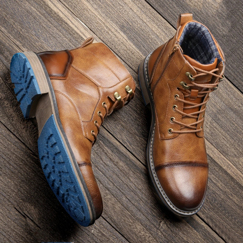 Aaron | Bottes Oxford en Cuir Premium Fait Main