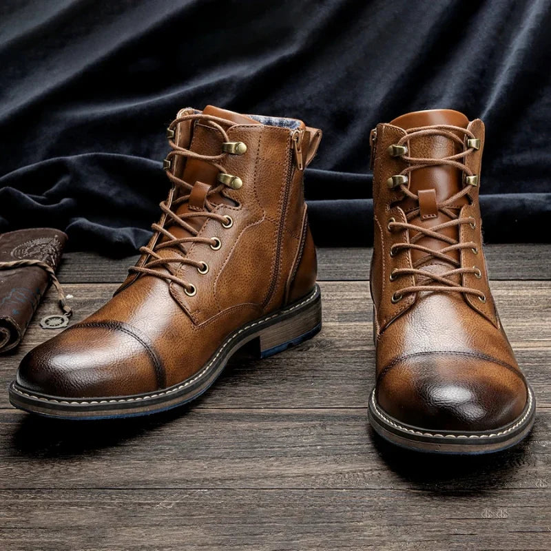 Aaron | Bottes Oxford en Cuir Premium Fait Main