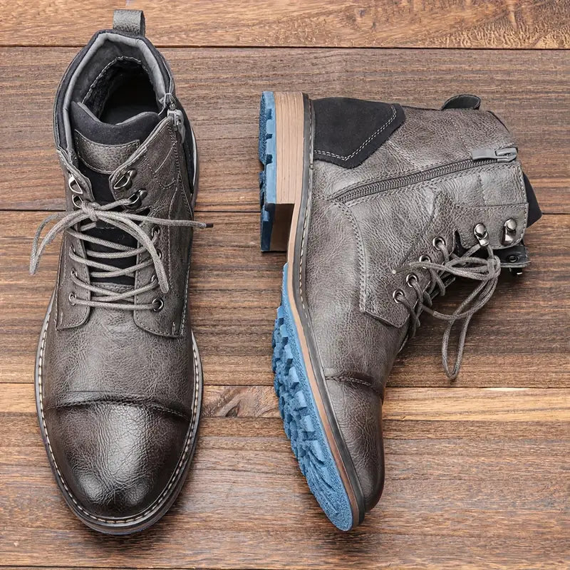 Aaron | Bottes Oxford en Cuir Premium Fait Main