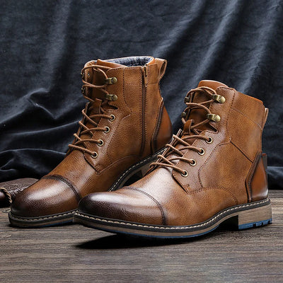 Aaron | Bottes Oxford en Cuir Premium Fait Main