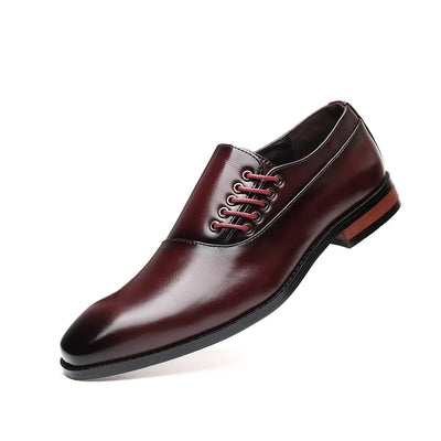 Bertolini Chaussures Oxford en Cuir Véritable