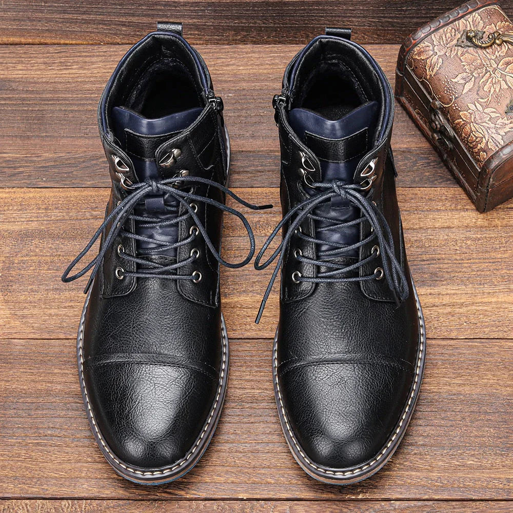 Aaron | Bottes Oxford en Cuir Premium Fait Main