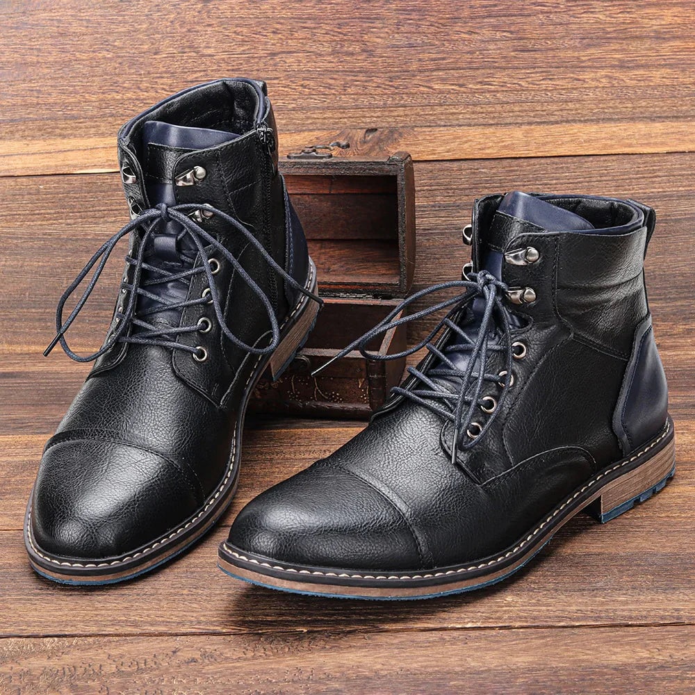 Aaron | Bottes Oxford en Cuir Premium Fait Main