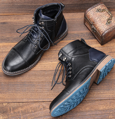 Aaron | Bottes Oxford en Cuir Premium Fait Main